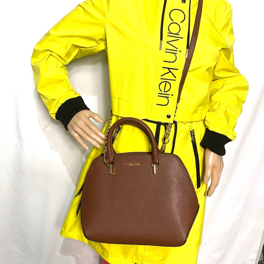 Calvin Klein Hayden Triple Companent Sathel Brown - Picture 2 of 14